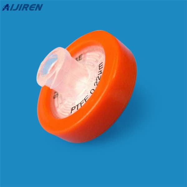 wheel filter pvdf mushroom syringe filter gas exchange